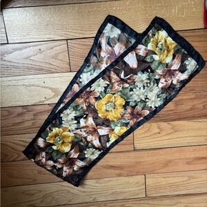 Floral Patterned Scarf